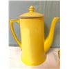 Image 3 : 14 Piece Yellow Crown Ducal Tea Set