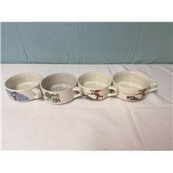 4 soup mugs
