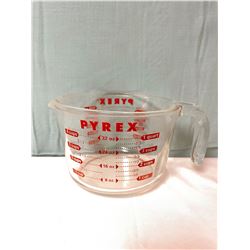 Pyrex glass measuring cup