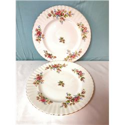 Royal Albert Moss Rose Plates