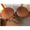 Image 2 : Pair of wood tables
