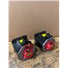 Image 2 : (2) - FANUC A06B-0266-B100#0100 AC SERVO MOTOR (ONE DAMAGED CONNECTOR - SEE PHOTOS)