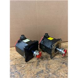 (2) - FANUC A06B-0266-B100#0100 AC SERVO MOTOR