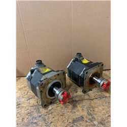 (2) - FANUC A06B-0266-B100#0100 AC SERVO MOTOR