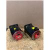 Image 2 : (2) - FANUC A06B-0269-B400#0100 AC SERVO MOTORS (ONE DAMAGED CONNECTOR)