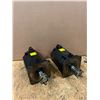 Image 1 : (2) - FANUC A06B-0269-B400#0100 AC SERVO MOTORS (BOTH MOTORS HAVE ONE DAMAGED CONNECTOR)