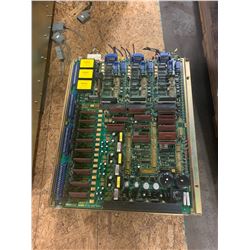 FANUC A06B-6050-H402 VELOCITY CONTROL UNIT W/ A20B-1001-0770/04B TOP BOARD