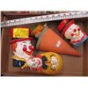 Image 1 : BOX OF CLOWN HEAD VASES ETC.