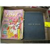 Image 1 : BOX OF MISC COMICS, SONGS OF ENGLAND ETC.