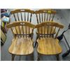 Image 1 : SET OF 4 WOODEN CHAIRS