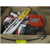 Image 1 : BOX OF MISC WIPER BLADE, FOOT PETAL, SQUEEGEE ETC.