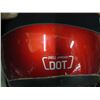 Image 2 : RED SNOWMOBILE HELMET WITH GOGGLES