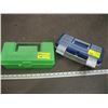 Image 1 : 2 SMALL FISHING TACKLE BOXES WITH CONTENTS