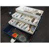 Image 2 : OLD PAL TACKLE BOX WITH ASSORTED CONTENTS