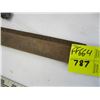 Image 2 : WOODEN SCALING STICK, CHISEL, SHARPENING STEEL