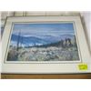 Image 1 : TONY MOSER NUMBERED PRINT CALLED "THE GOLDEN SEASON" - LOOKING DOWN FROM SILVERSTAR