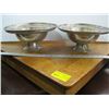Image 2 : 2 SILVERPLATE FRUIT BOWL DISHES