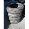 Image 1 : SET OF 4 HANCOOK WINTER PEAK STUDDED TIRES 215/65R16