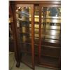 Image 2 : OAK GLASS DOOR DISPLAY CABINET