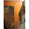 Image 3 : OAK GLASS DOOR DISPLAY CABINET