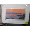 Image 1 : SIGNED VANCOUVER ARTIST PROOF "SUNSET WESTEND VANCOUVER"