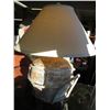 Image 2 : PR OF CERAMIC/WOOD WRAPPED LAMPS