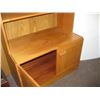 Image 2 : TEAK SMALL GLASS DOORED SHELF UNIT