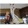 Image 2 : BIN OF LIDS, BUDDA FIGURINE, PAIR OF GIRAFFES