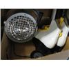 Image 2 : BOX OF MISC ROLLER SKATES, FAN, PURSE ETC.