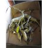 Image 1 : BOX OF BRASS FIGURINES