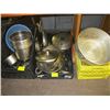 Image 1 : 3 BINS OF MISC POTS & PANS