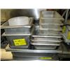 Image 1 : SMALL LOT OF STAINLESS STEEL & PLASTIC CONDIMENT DISHES