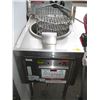 Image 1 : 2 LARGE PLASTIC TRAYS WITH ASSORTED COLANDER STAINLESS PANS, ETC.