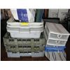 Image 2 : DISHWASHER TRAYS, PLASTIC TUBS, ETC.