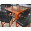Image 2 : 9 CHAIRS AND A TABLE.