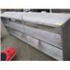Image 2 : STAINLESS STEEL SHELF UNIT. 3 TIER.