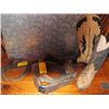 Image 1 : A LOT OF DECORATIVE COWBOY WEAR, BOOTS, STIRRUPS, HORSESHOES ETC.