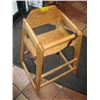 Image 1 : WOODEN HIGH CHAIR