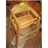 Image 1 : WOODEN HIGH CHAIR