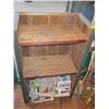 Image 1 : WOODEN SHELF UNIT