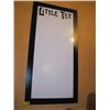 Image 1 : LITTLE TEX WHITE BOARD MENU BOARD