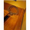Image 1 : WOODEN L-SHAPED BENCH
