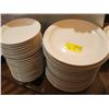 Image 1 : 17 WHITE PLATES, WHITE 10" PLATES, STACK OF 27- 6" PLATES