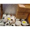 Image 1 : LARGE LOT OF WHITE TEAPOTS (6 NEW IN BOX)