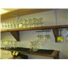 Image 1 : LARGE LOT OF WINE GLASSES, MINI CARAFES