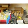Image 1 : A LOT OF MISC HONEY JARS, MISC SERVING TRAY, CANDLES ETC.