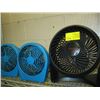 Image 1 : 3 SMALL ELECTRIC FANS