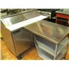 Image 1 : 5' BEVERAGE AIR PREP TABLE WITH EXTRA STAINLESS STEEL TABLE