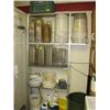 Image 1 : METAL SHELF UNIT MOUNTED TO WALL