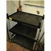Image 1 : PLASTIC SHELF UNIT ON CASTERS